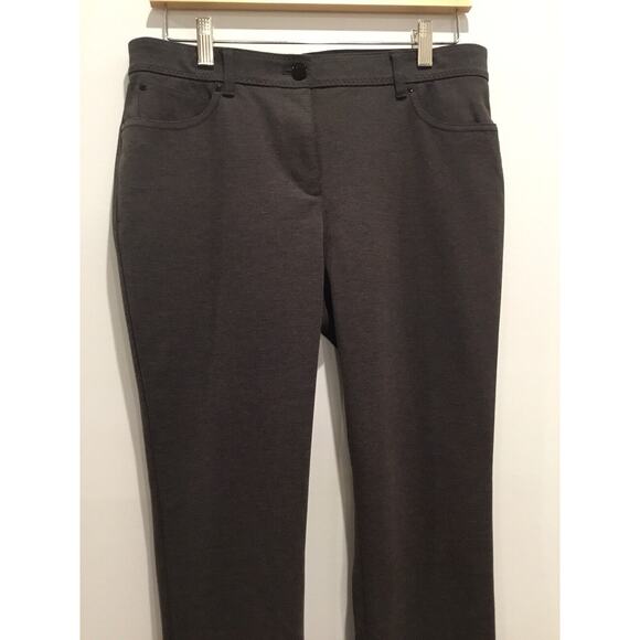 Chicos So Slimming Ankle Pant Heather Gray Size 0S/4short Casual Coastal‎ Granny - Picture 2 of 15